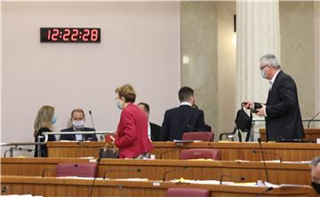 Zbog nedostatka kvoruma nije održano današne glasovanje u Hrvatskom saboru