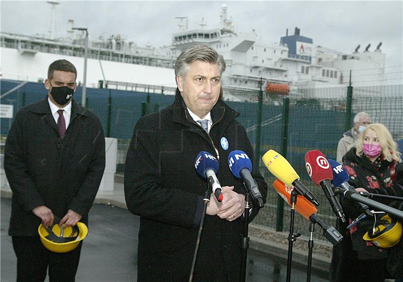 Omišalj: Premijer Andrej Plenković otvorio LNG