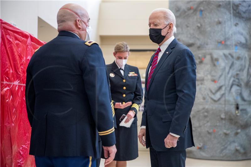 USA BIDEN WALTER REED