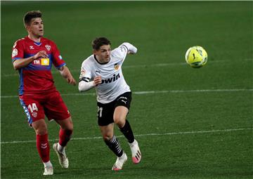 Španjolska: Valencia - Elche 1-0