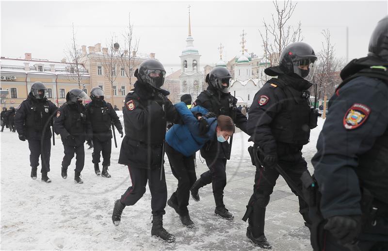 Ruska policija privela više od 250 prosvjednika 