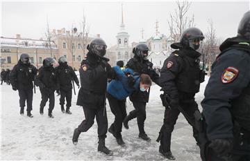 RUSSIA NAVALNY SUPPORTERS PROTEST