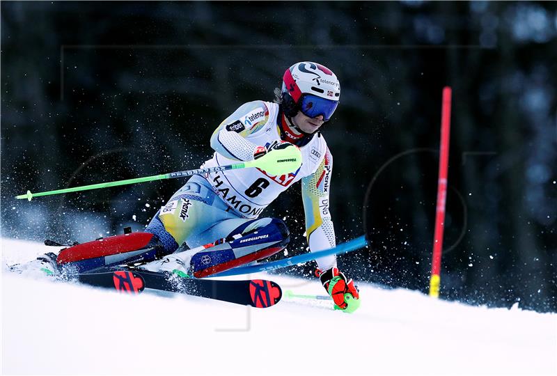 Chamonix, slalom (m): Norvežanin Kristoffersen u vodstvu, Zubčić 20.