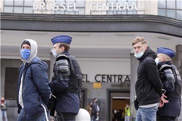 BELGIUM PROTEST PANDEMIC CORONAVIRUS COVID19