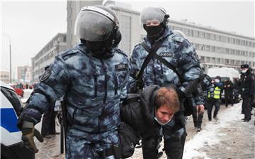 RUSSIA NAVALNY SUPPORTERS PROTEST