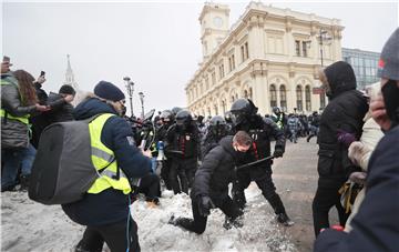 RUSSIA NAVALNY SUPPORTERS PROTEST