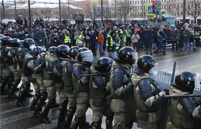 RUSSIA NAVALNY SUPPORTERS PROTEST