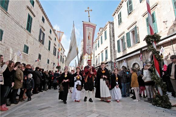 1049. Festa sv. Vlaha uz maske, razmak i ograničen broj sudionika