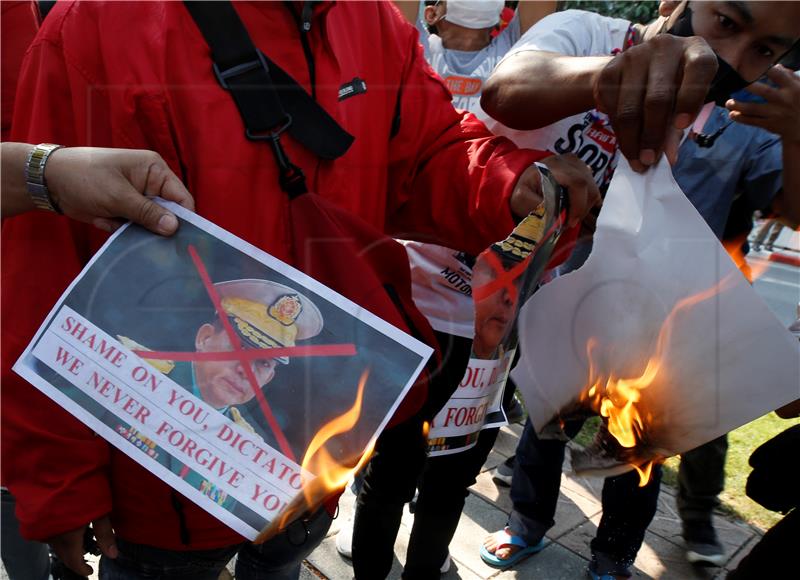 THAILAND MYANMAR PROTEST POLITICS COUP