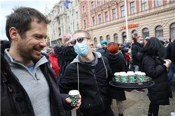 Zagreb: Prosvjed zbog neadekvatnih ekonomskih mjera