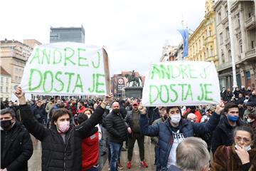 Zagreb: Prosvjed zbog neadekvatnih ekonomskih mjera