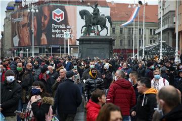 Zagreb: Prosvjed zbog neadekvatnih ekonomskih mjera