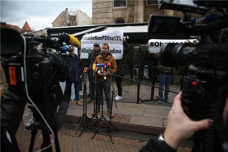 Zagreb: Prosvjed zbog neadekvatnih ekonomskih mjera