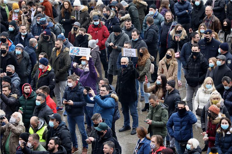 Zagreb: Prosvjed zbog neadekvatnih ekonomskih mjera