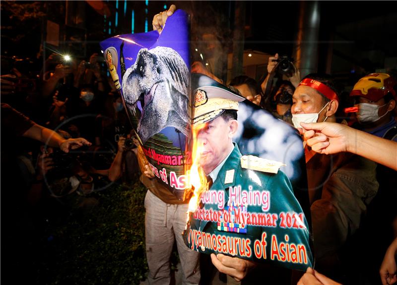 THAILAND MYANMAR PROTEST POLITICS COUP