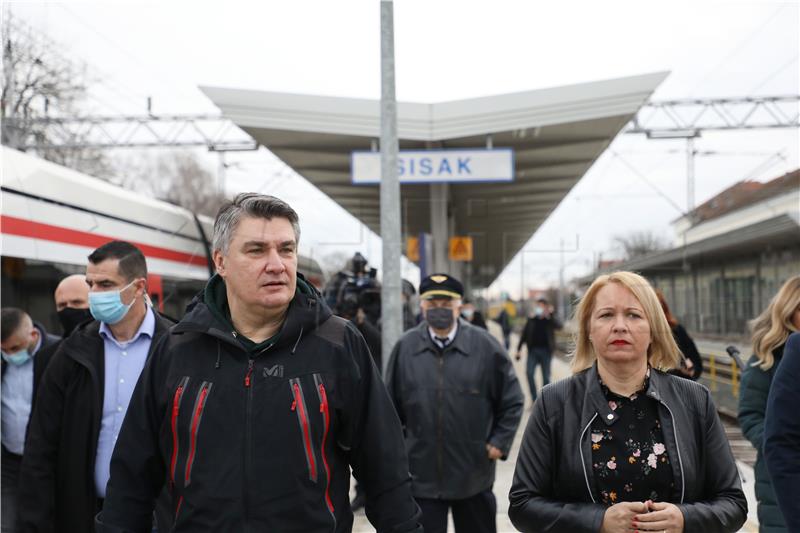 Predsjednik Republike Zoran Milanović doputovao u Sisak