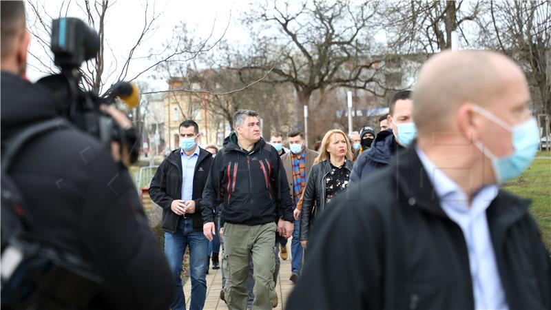 Predsjednik Republike Zoran Milanović doputovao u Sisak