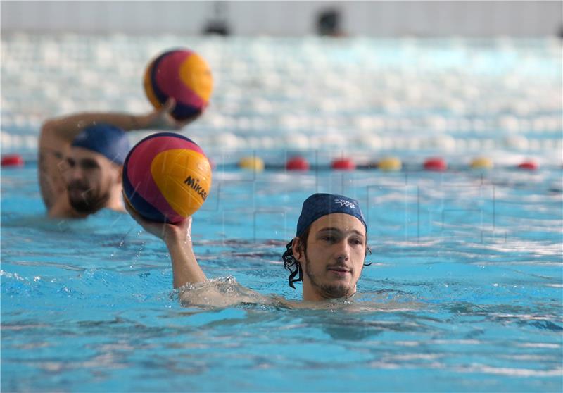 Otvoreni trening hrvatske vaterpolske reprezentacije uoči polaska u Rotterdam