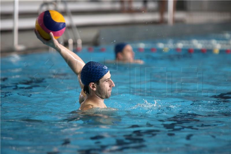 Otvoreni trening hrvatske vaterpolske reprezentacije uoči polaska u Rotterdam