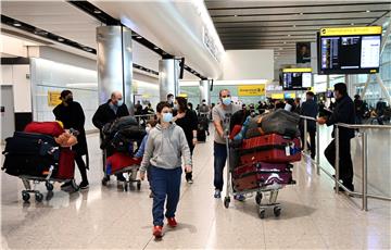 BRITAIN TRAVEL MEASURES PANDEMIC CORONAVIRUS COVID19