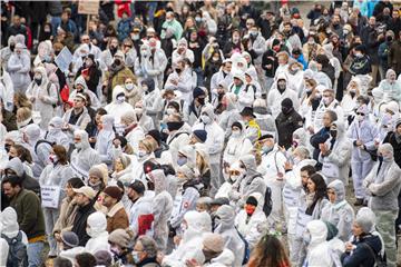 SWITZERLAND PROTEST PANDEMIC CORONAVIRUS COVID19