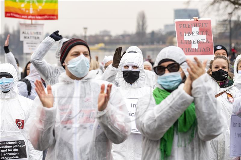 SWITZERLAND PROTEST PANDEMIC CORONAVIRUS COVID19