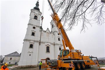 Počeli radovi stabilizacije i osiguranja konstrukcije barokne crkve u Selima