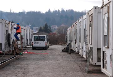 Izgradnja kontejnerskog naselja u Petrinji