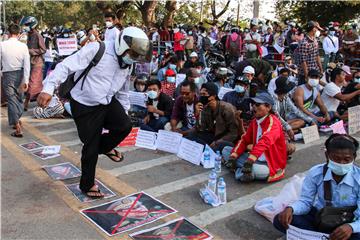 MYANMAR MILITARY COUP PROTEST