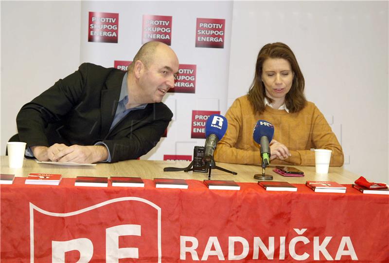 Tiskovna konferencija Radničke fronte i Građanske inicijative