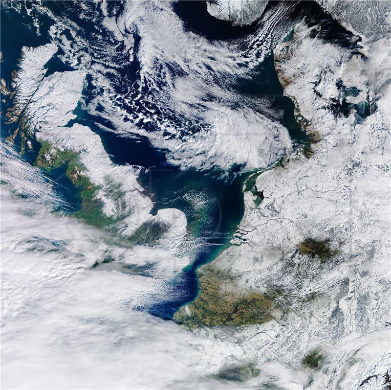 SPACE NETHERLANDS WEATHER SNOW