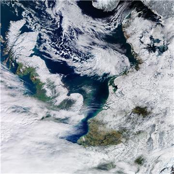 SPACE NETHERLANDS WEATHER SNOW