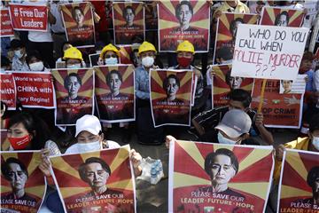 MYANMAR MILITARY COUP PROTEST