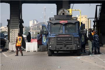 NIGERIA LAGOS MILITARY POLICE PROTEST