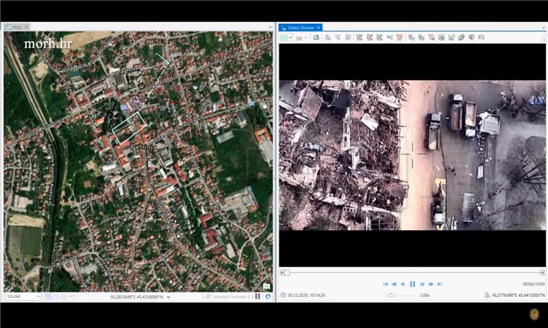 Stožer CZ: Petrinja i Sisak pomaknuli se i do 86 centimetara