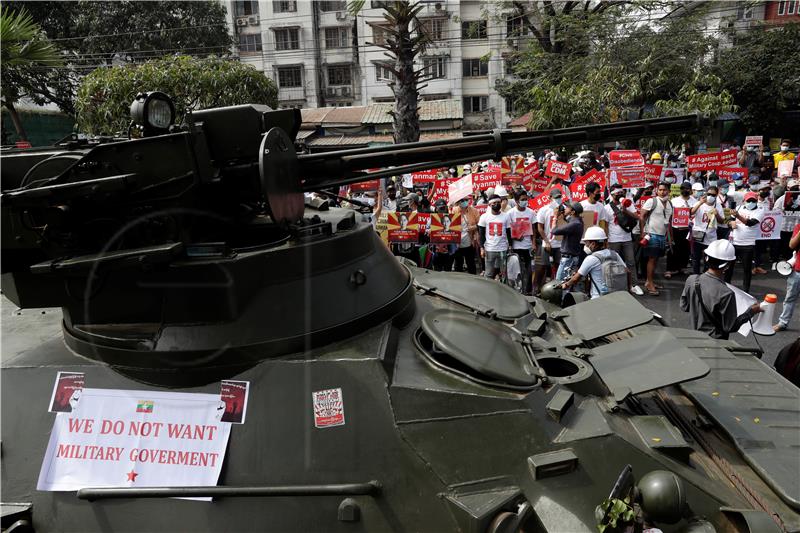 MYANMAR MILITARY COUP PROTEST