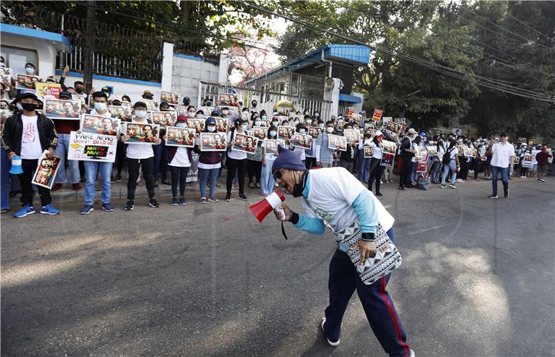 MYANMAR MILITARY COUP PROTEST