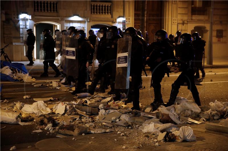 SPAIN RAPPER PROTEST