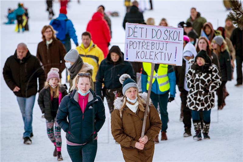 CZECH REPUBLIC PROTEST PANDEMIC CORONAVIRUS COVID-19