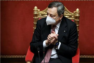 ITALY GOVERNMENT DRAGHI SENATE​ ADDRESS