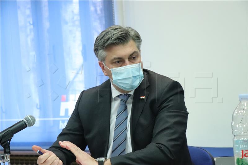 Plenković: Incijalni razgovori o ruskom cjepivu, čekamo odobrenje EMA-e