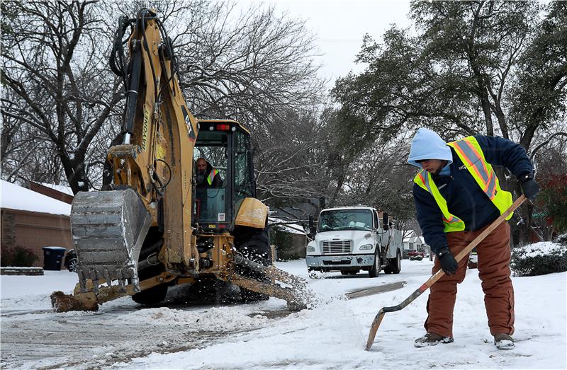 USA WEATHER WINTER STORM TEXAS