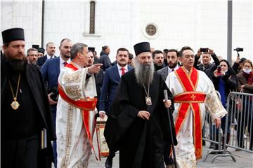 Ustoličeni patrijarh SPC Porfirije poručio da će služiti miru i povezivanju ljudi