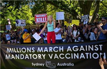 AUSTRALIA PROTEST CORONAVIRUS PANDEMIC COVID19