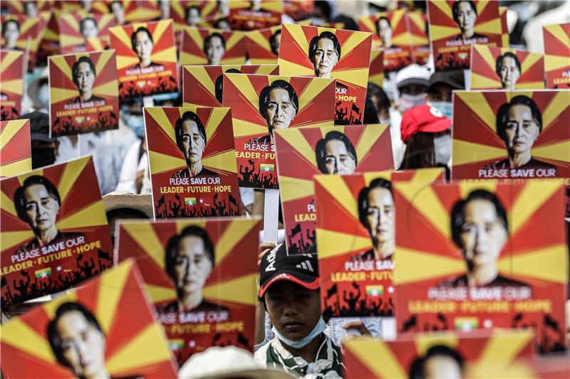 epaselect MYANMAR MILITARY COUP PROTEST