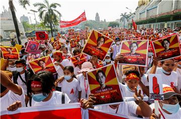 MYANMAR MILITARY COUP PROTEST