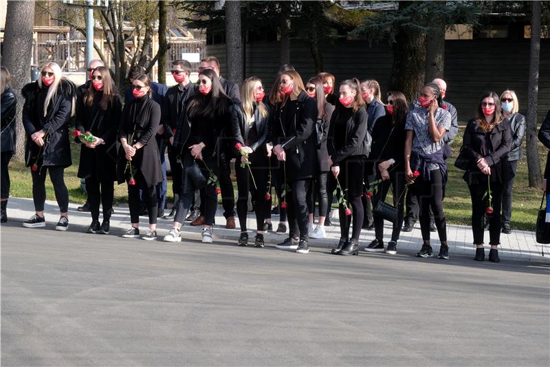 Posljednji ispraćaj Zlatka Saračevića