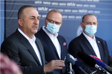 Grlić Radman i Cavusoglu posjetili vojarnu "Pukovnik Predrag Matanović" u Petrinji