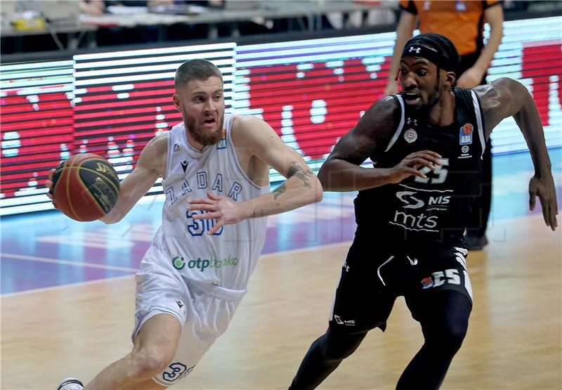 19. kolo ABA lige KK Zadar - KK Partizan