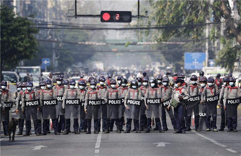 MYANMAR MILITARY COUP PROTEST